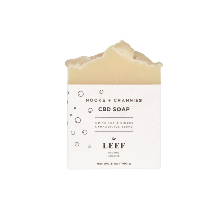 Leef Organics Nooks + Crannies Soap  White Tea & Ginger Product Image