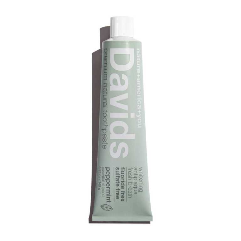 Davids Natural Toothpaste Premium Natural Toothpaste Peppermint Product Image