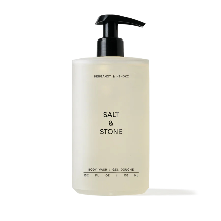 Salt & Stone Body Wash Bergamot & Hinoki Pump Bottle Product Image
