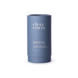 Cleo+Coco Deodorant Bar Zero-Waste Sensitive - True Blue, Blue Tansy Product Image