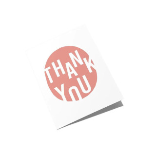 Bea Co. Paper Greeting Card Jumbled Thank You Product Image