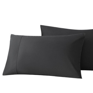 Eucalypso Home Pillow Cases Standard Dark Gray Product Image