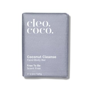 Cleo+Coco Cleansing Bars Coconut Cleanse, Hand+Body Bar Product Image