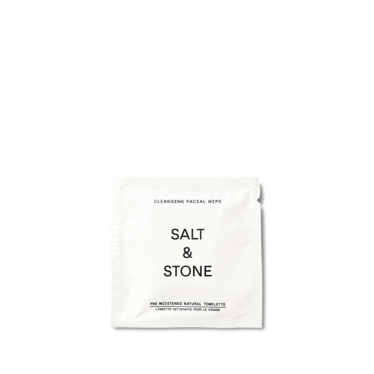 Salt & Stone Cleansing Facial Wipes - 20 Pack  Product Image