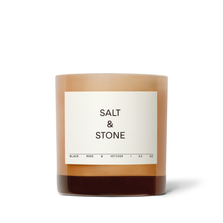 Salt & Stone Candle Black Rose & Vetiver Product Image