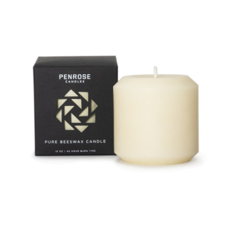 Penrose Candles Beeswax Pillar Candle Natural Product Image