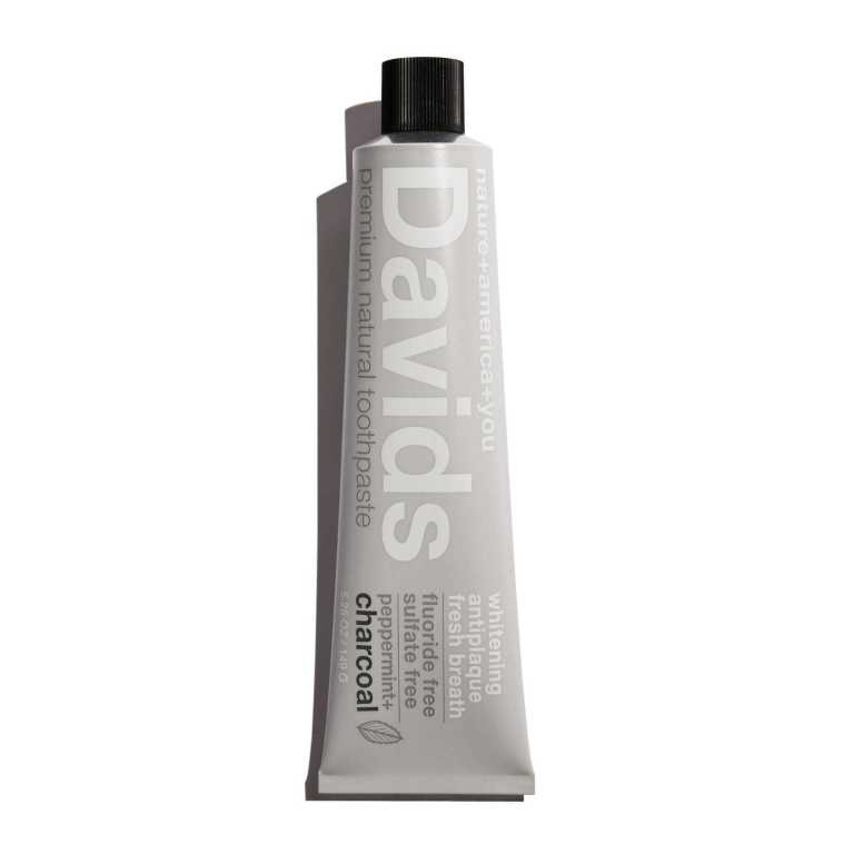 Davids Natural Toothpaste Premium Natural Toothpaste Peppermint + Charcoal Product Image