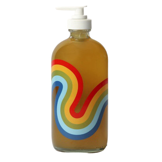 Bathing Culture Mind & Body Wash 16 oz Refillable Rainbow Glass with Pump Top Product Image