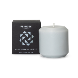Penrose Candles Beeswax Pillar Candle Glacier Product Image