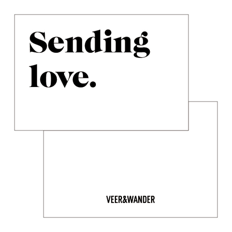Veer & Wander 4 x 6 Gift Card Sending Love Product Image