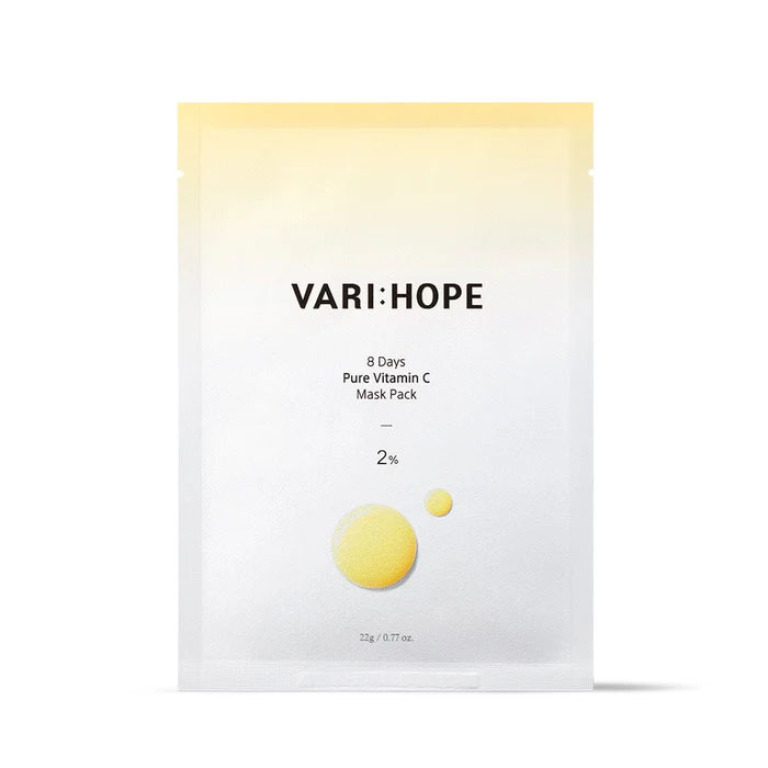 Vari:Hope 8 Days Brightening Mask With Pure Vitamin C 5 Masks Product Image